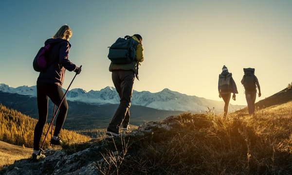 chaussures de rando, sacs et equipements