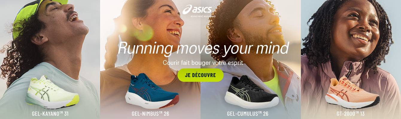 chausures running asics