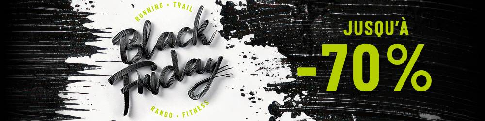 Black friday promo sport running trail randonnee fitness