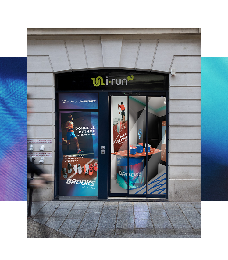 magasin i-run x brooks hyperion series