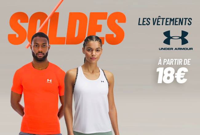 vêtements under armour en soldes