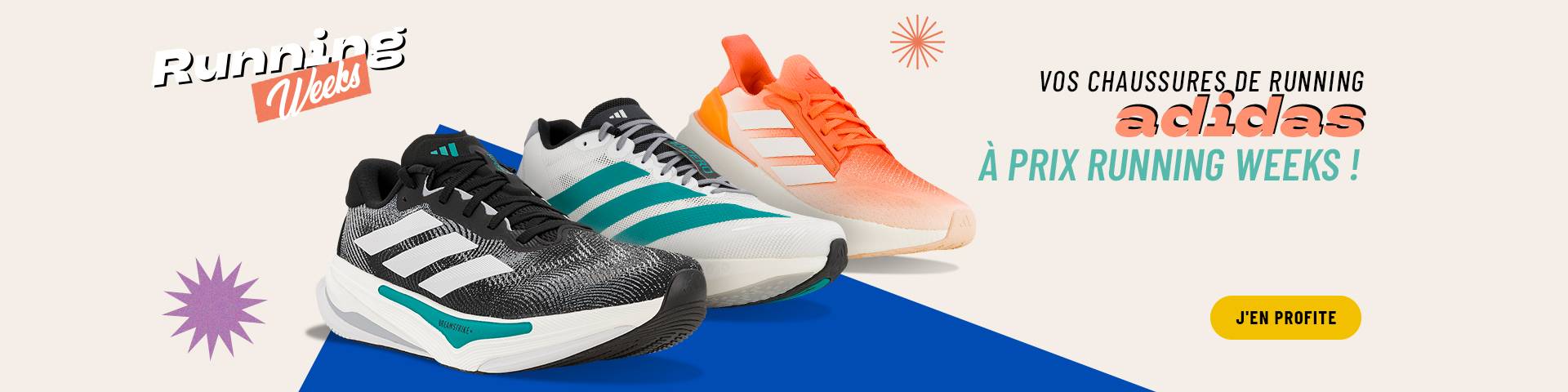 Chaussures de running adidas prix RW