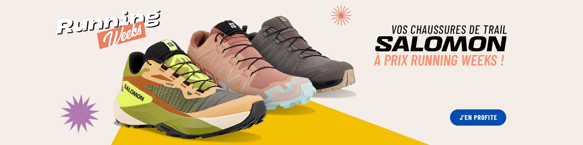 Chaussures de trail Salomon prix RW