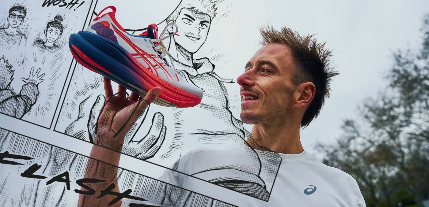 manga asics gel nimbus 28 runrise runset
