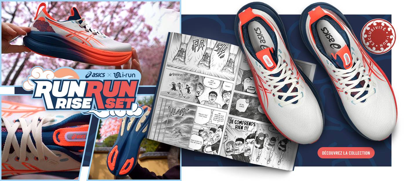 collaboration ASICS x i-Run nimbus 28