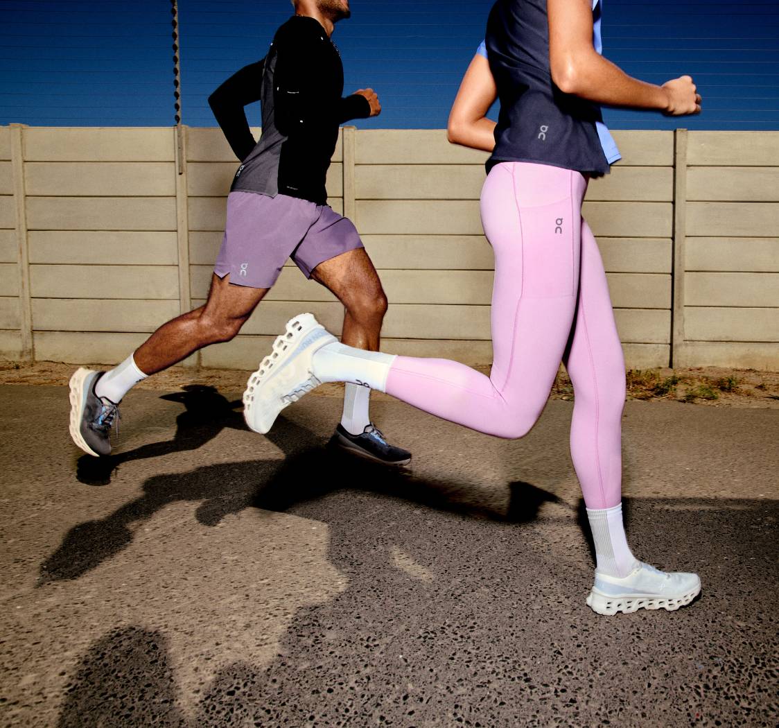 Running in On Running Shoes