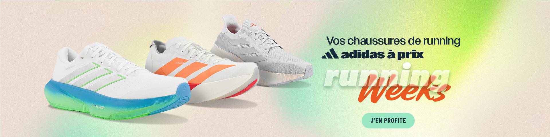  V2 RW Vos chaussures de running adidas prix Running Weeks 