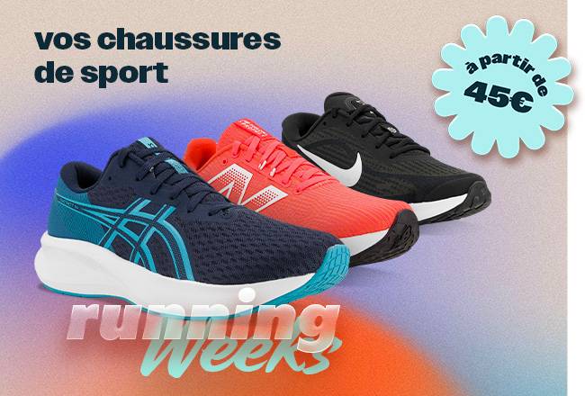 chaussures running promo