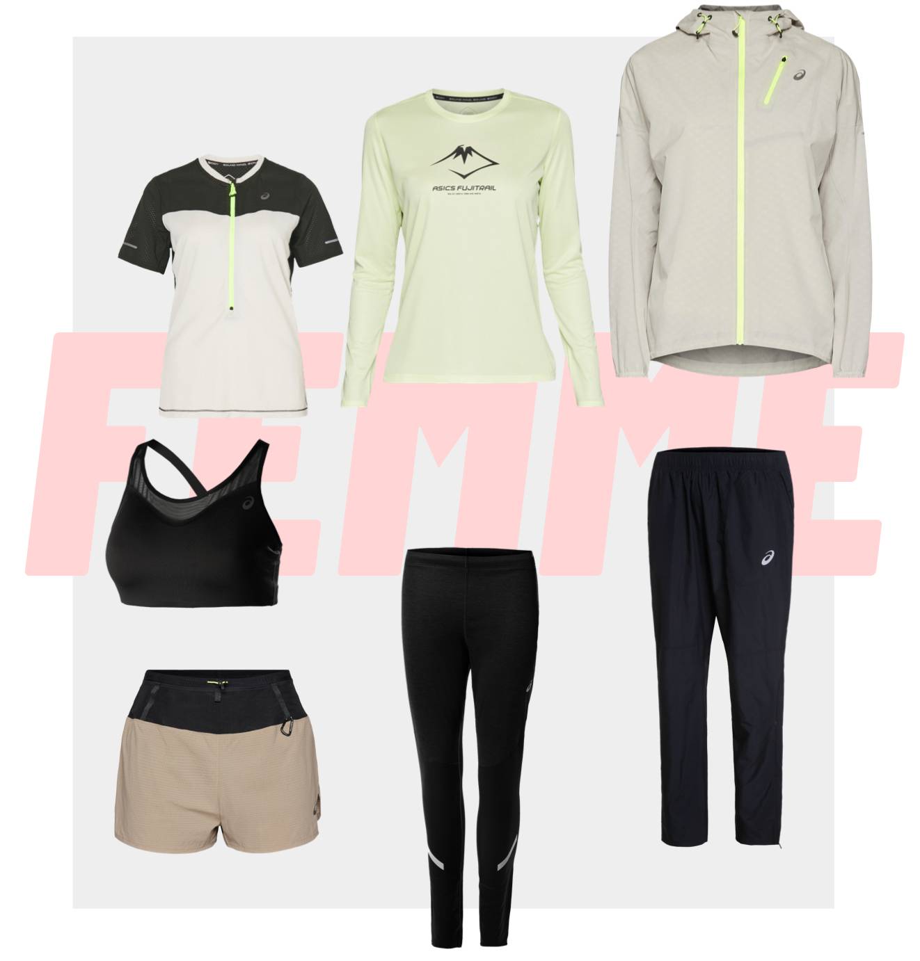 femme asics trail