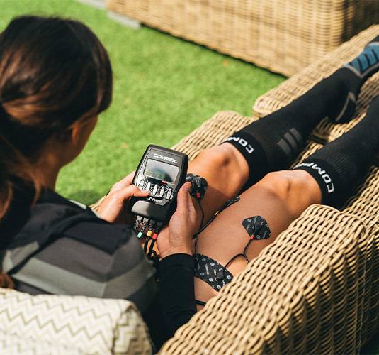 Electrostimulation with Compex