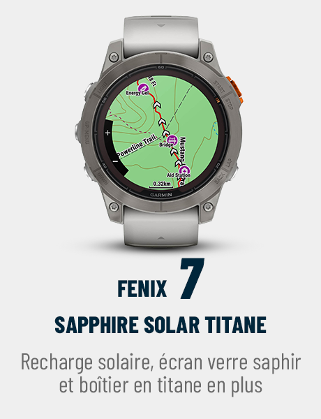 Fenix 7 sapphire solar titane