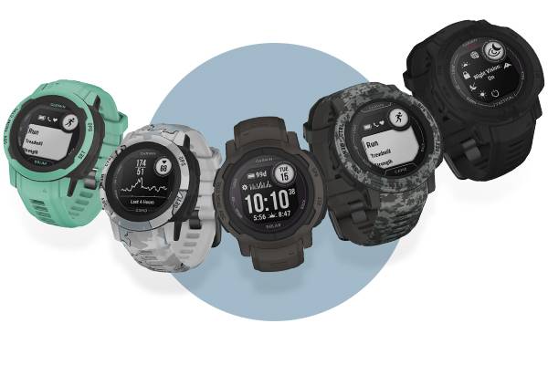 taille bracelets et écrans garmin Instinct