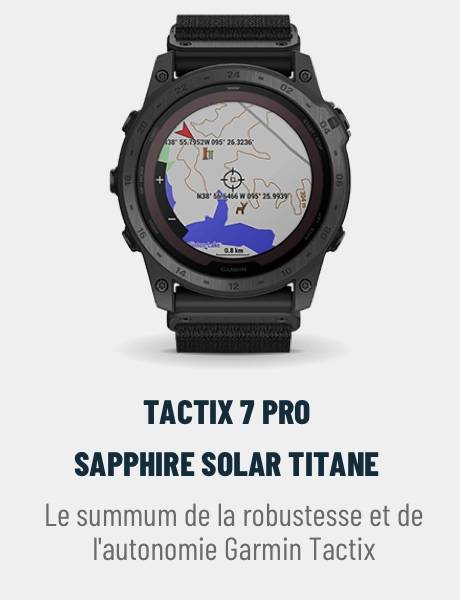 GARMIN TACTIX 7 PRO SAPPHIRE SOLAR TITANE