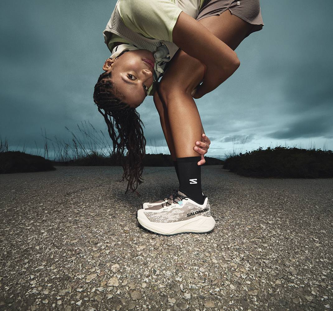 Running in Salomon Shoes