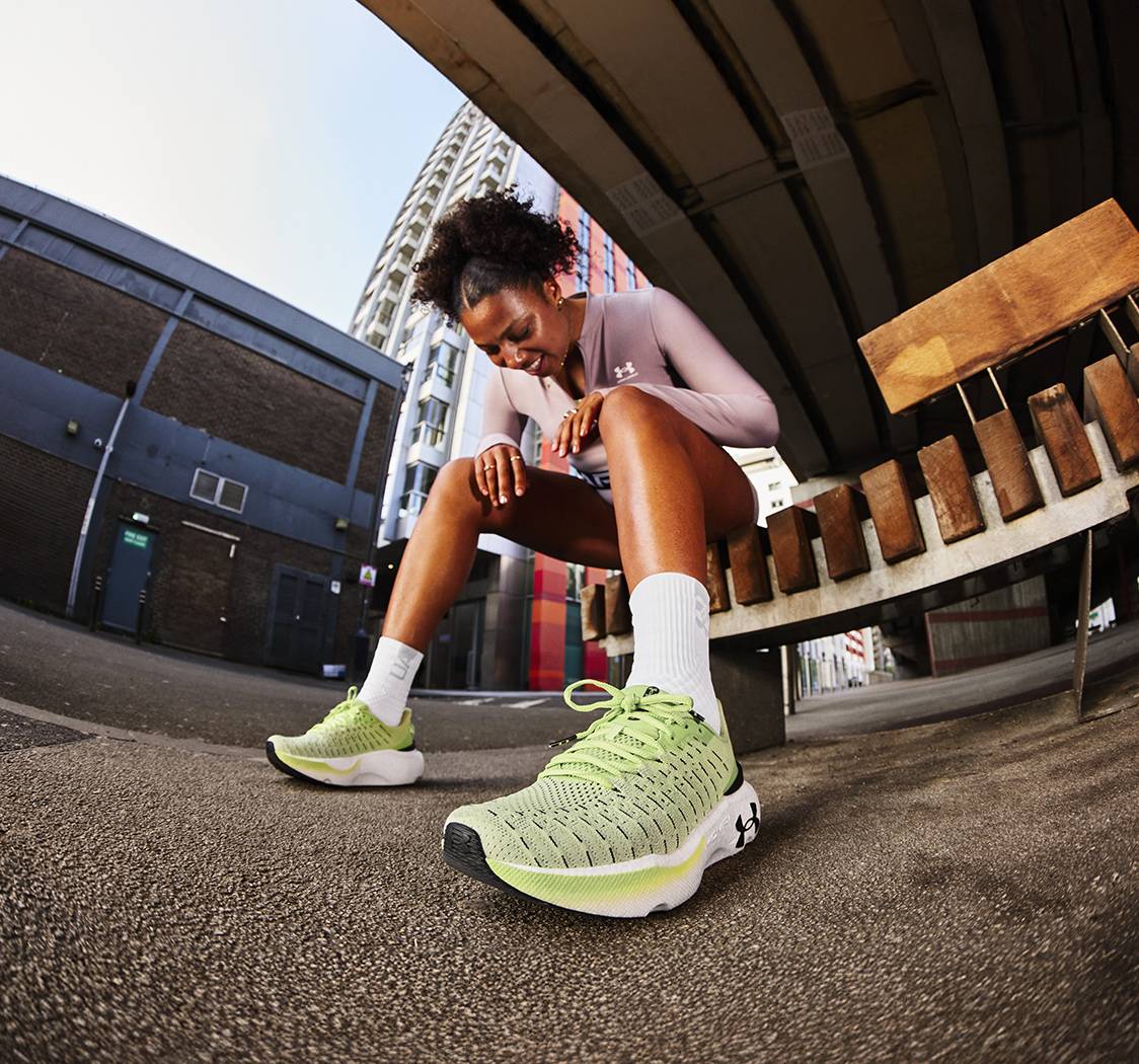 Running in Under Armour Shoes