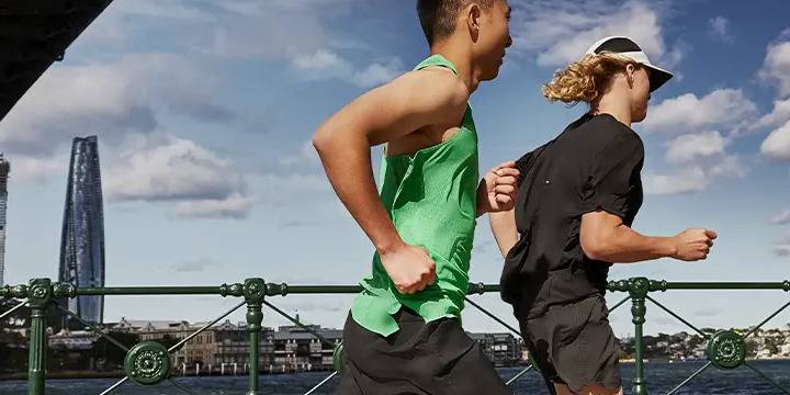 courir sous la chaleur