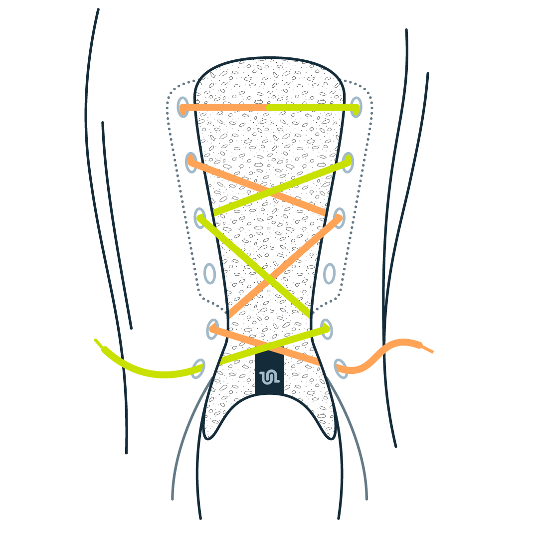 Narrow Forefoot Lacing Technique