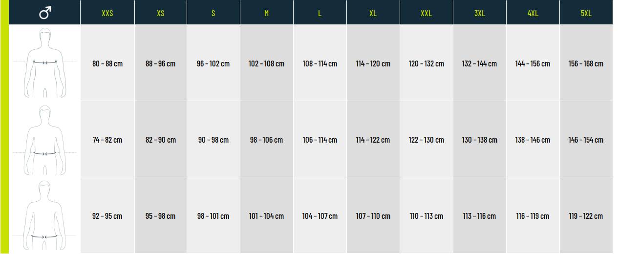 Guide des pointures Erima