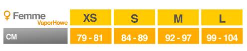 Guide des tailles VaporHowe - Non valide