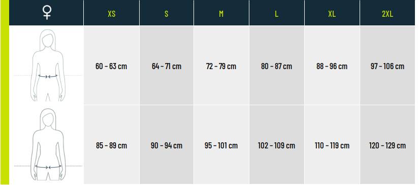 Guide des pointures The North Face