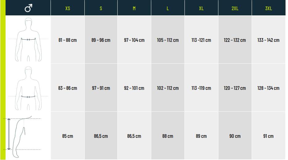 Guide des pointures The North Face